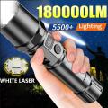 Powerful ST-35 LED Flashlight Battery Display USB Rechargeable LampTelescopic Zoom Torch Light Outdoor Camping Flash Light. 