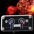 ICQURBT 4X Desktop Computer Switch External Power Switch Power Button+Restart Button PC Case Power Supply Button. 