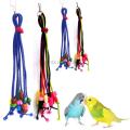 Bird Cradle Toy ladder swing toy bird cage accessories elastic rope 1PCS. 