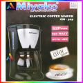 Miyako Electric Coffee Maker (Capacity : 6-8 Cup, Model : CM-325) | Brew with Ease and Maintain Simply. 