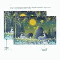Mini Jigsaw Puzzle 1000 Pieces for Adults Kids Dream Castle Puzzle Toy Family Game Famous World Oil Painting Home Decoration.