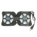 【3C VictoryEagle】14inch USB 2 Fan Laptop Radiator Cooling Pad. 