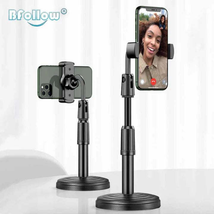 Desktop Mobile Phone Holder Stand 360 Rotate For Facebook Live,Tiktok Streaming Shoot Video Youtube - Mobile Stand - Mobile Stand