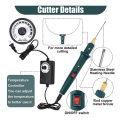 Hot Wire Foam Cutter Kit with Temperature Controller,100-240V/24W Electric Cutting for Art Craft EVA Foam CarvingUS Plug.