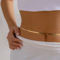 3pcs/set Crystal Chain Belly Waist Chain For Women Punk Gold Color Flat Snake Chain Bikini Body Jewelry Y2K. 