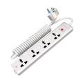 Super Star Smart Extension Socket 2 PIN 4 Socket Multi Plug Four Port Point Cord Multiplug. 