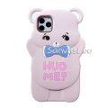3D Cartoon Cute Animal Bear Soft Silicone Cover For iPhone 5s 5C SE 6s 7 8 Plus X XR Xs 11 12 13 Pro Max Phone Cases Capa Fundas. 
