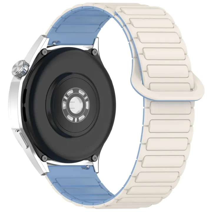 (NEW)%20Two%20Color%20Magnetic%20Buckle%20Silicone%20Watch%20Band%20For%20Redmi%20Watch%205%20Active%20-%20Image%202
