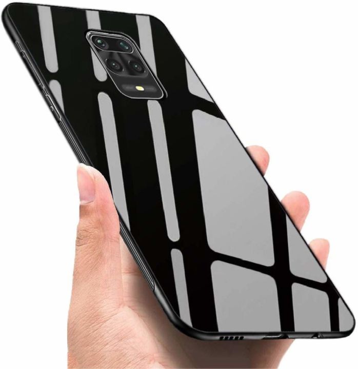 Korian%20Luxury%20Back%20Cover%20Glass%20Case%20For%20Xiaomi%20Redmi%20Note%209%20Pro%20/%20Note%209%20Pro%20Max%20/%20Poco%20M2%20Pro%20Case%20-%20Black%20-%20Phone%20Back%20Cover%20-%20Image%204
