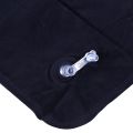 2X Double-Sided Flocking Pillow Inflatable Portable Foldable Pillow for Camping/ Traveling/ Office Blue.