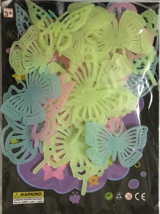 Fluorescent%20Night%20Glow%20Multicolour%20Butterfly%20With%20Glue%20-%2030%20pcs%20pack%20-%20Image%202