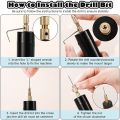JAERBEE Electric Resin Drill Set,Including Eye Screws,Twist Drill Bits Tools,Electric Mini Drill for DIY Keychains Crafts Making. 