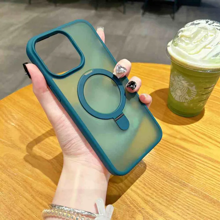 HODON%20Luxury%20Magnetic%20Kickstand%20Matte%20Clear%20Phone%20Case%20For%20iPhone%2011%2012%2013%2014%2015%2016%2017%20Pro%20Max%2014%2015%20Plus%20MagSafe%20Cases%20With%20Lens%20Ring%20Protector%20Shockproof%20Back%20Cover%20-%20Image%209