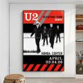 Rock Band Star U2 Music Poster No Framed Kraft Club Bar Paper Vintage Poster Wall Art Painting Bedroom Study Stickers. 