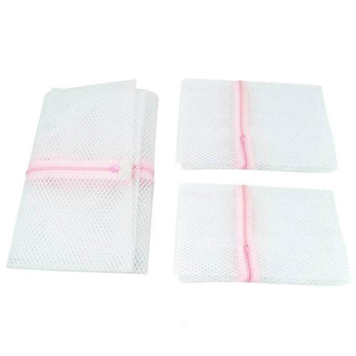 Delicate Laundry Wash Mesh Bags Zipped Sweater Bag (LPink And ) .