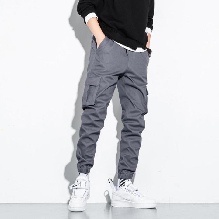 Streetwear Men Cargo Pants Black  Hop Harajuku Loose Harem Pant Jogger Pants Men Casual Fashion Cargo Pants Men Big Size 8Xl