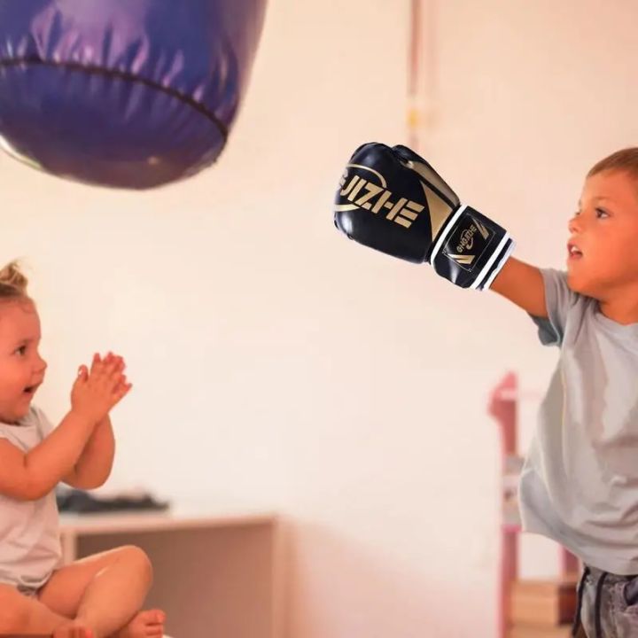 Kids%20Boxing%20Gloves%20Fighter%20Boxing%20Gloves%20PU%20Leather%20Junior%20Training%20Mitt%20Punching%20Gloves%20For%20Kickboxing%20Punching%20Bag%20Focus%20Pads%20-%20Image%203