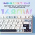 MATHEW TECH-Aula F75 Mechanical Keyboard 80 Key with Gasket Structure Full-key Three-mode Bluetooth E-sports for Gaming Office. 