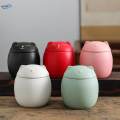 Tea Canister with Airtight Lid for Loose Tea and Tea Bags, 50g Capacity Small Kitchen Canisters for. 