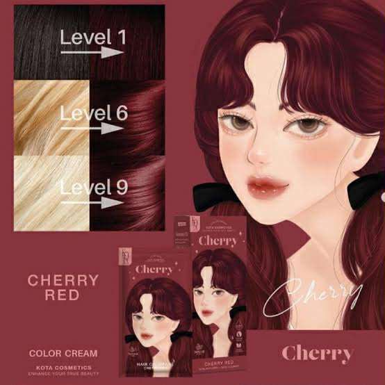 Kota Color Cream Hair Color (CHERRY RED)