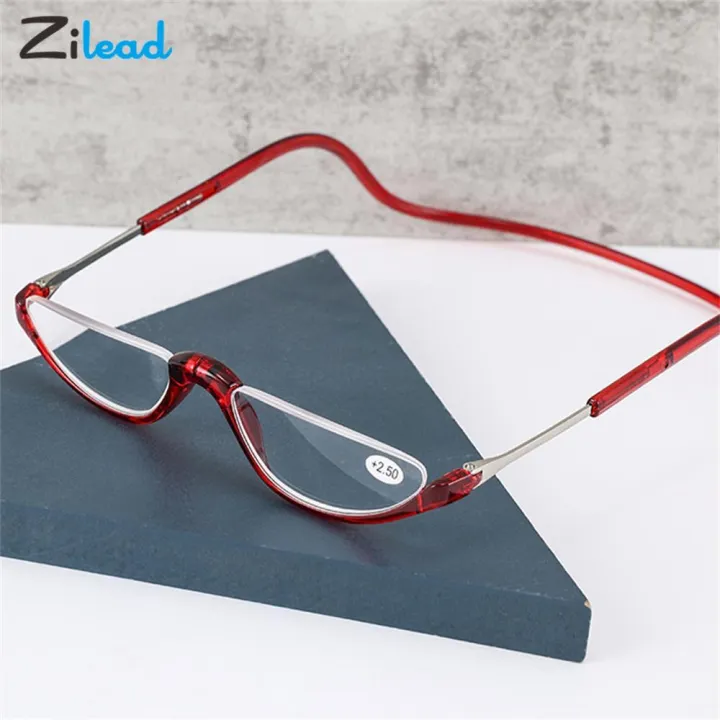 Zilead%20Magnet%20Reading%20Glasses%20For%20Men%20Women%20Hanging%20Neck%20Half%20Frame%20Magnetic%20Presbyopia%20Hyperopia%20Eyeglasses%20Diopter+1to+3%20Gafas%20-%20Image%203