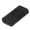 USB-C Female to Female Adapter USB 3.1 Type-C Connector Converter Black.
