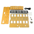 Digital LED Alarm Clock Kit Large Font 6-Digit Electronic Clock DIY. 