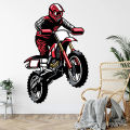 Motocross Dirt Bike Wall Decal Boys Bedroom Playroom Home Decoration Motorbike Extreme Sport Art Window Sticker Mural. 