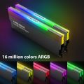 COOLMOON DDR1 DDR3 DDR4 RGB RAM Cooling Heatsink 5V 3PIN ARGB AURA SYNC Memory Radiator Cooler for Computer LP. 