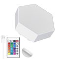 1-10PCS Touch Sensor LED Night Light RGB Modular Hexagon Lights Panels Remote Control Quantum Wall Lamp Computer Game Decor USB. 