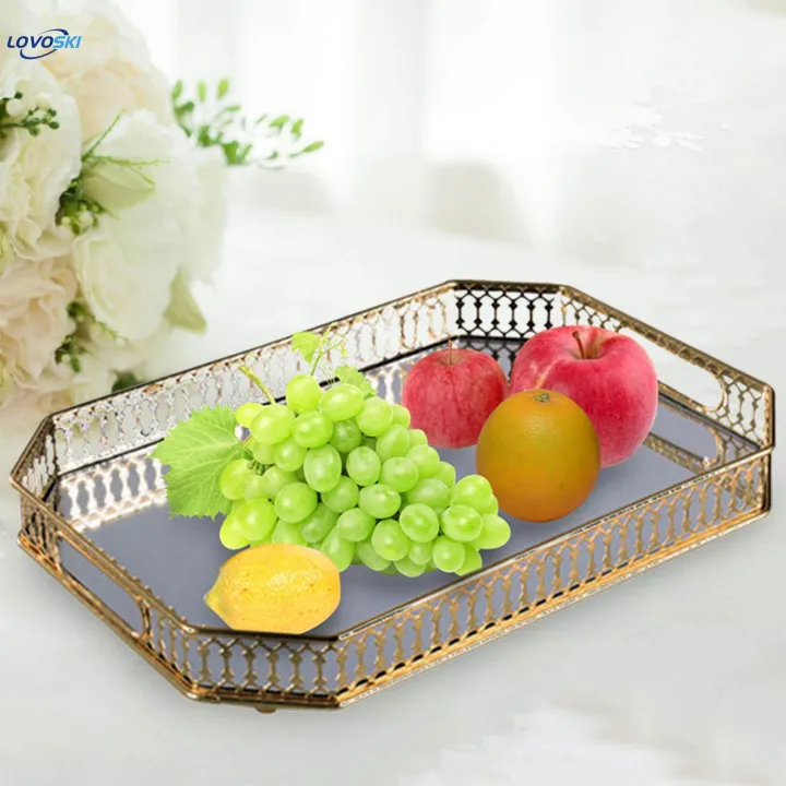 Mirror%20Serving%20Tray%20Fruit%20Plate%20Mirrored%20Tray%20for%20Vanity%20for%20Food%20Snack%20Cake%20-%20Image%203