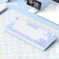 MONKA A75 Aluminum Tri-Mode Wireless Mechanical Keyboard. 