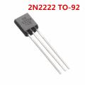 New NPN Transistors 2N2222A 2N2222 TO-92 40V 0.8A For High-speed Switching. 