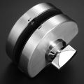 Heavy Duty 3 Keys Office Glass Door Lock 13-18mm No Need Drilling Glass Display Cabinet Locks Stainless Steel Rotary Sliding Room Door Locks Shop. 