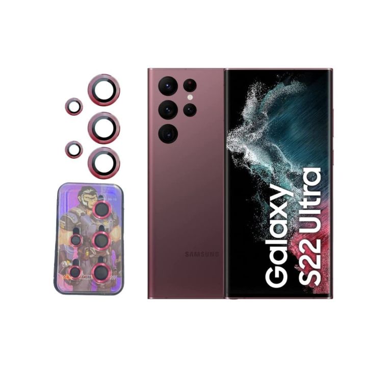 For%20Samsung%20Galaxy%20S22%20Ultra%205G%205PCS%20Camera%20Lens%20Protector%20Rings%20Aluminium+Tempered%20Glass%20Scratch%20Resistant%20-%20Image%202