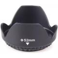 52MM Tulip Flower Lens Hood for Nikon AF-S 18-55mm, 55-200mm f/4-5.6G ED VR II, 50mm f/1.8D, 35mm f/1.8G, Pentax 18-55mm. 
