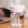 Personal Air Humidifier Desk Humidifier USB Recharge Fragrances Portable LED Night Lights Mute Large Capacity 3L Mist Sprayer for Dorm. 