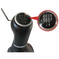 5/6 Speed Gear Shift Knob Cap Gear Knob Top Cover For Opel/Vauxhall Astra H Corsa D Vectra C Zafira B Antara Signum-5 speed. 