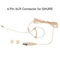 Mini Single Ear Hanging Omnidirectional Condenser Headset Microphone For Shure Akg Audio Technica Headworn Microphone. 