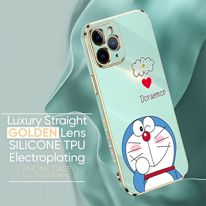 UCUC%20for%20OPPO%20A17%20Back%20Cover%20+%20Free%20Lanyard%20Sneak%20Doraemon%20Luxury%206D%20Plating%20Case%20Side%20Pattern%20Soft%20Silicone%20Square%20Phone%20Cases%20-%20Image%204