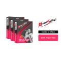 KamaSutra Strawberry Flavoured  Dotted Condoms | Combo of 3 Packs (9 Pcs). 