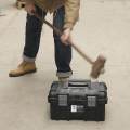 Tool Box Large Space Lightweight Durable with Lid Hammer Handy Tools Electrician Repairs Box Repair Tool Storage Case for Garage Home Trunk , 41cmx33cmx21.5cm. 