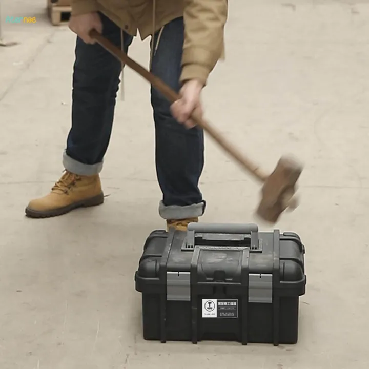 Tool%20Box%20Large%20Space%20Lightweight%20Durable%20with%20Lid%20Hammer%20Handy%20Tools%20Electrician%20Repairs%20Box%20Repair%20Tool%20Storage%20Case%20for%20Garage%20Home%20Trunk%20,%2041cmx33cmx21.5cm%20-%20Image%203