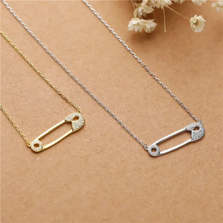 Genuine%20925%20Sterling%20Silver%20Safety%20Pin%20Necklace%20for%20Women%20Crystal%20Pin%20Shape%20Necklaces%20Charms%20Jewelry%20Necklace%20for%20Women%20Pendants%20-%20Image%203