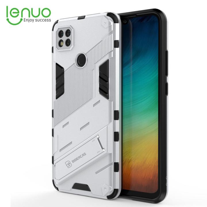LEYAN Custodia per Xiaomi Redmi 9C NFC, Custodia in TPU e PU Flip