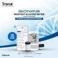 BIONIME Rightest Bluetooth GM 700SB Smart Glucometer  Monitor With 10 Test Strips | 10 Years brand Warranty by TRONZZ. 