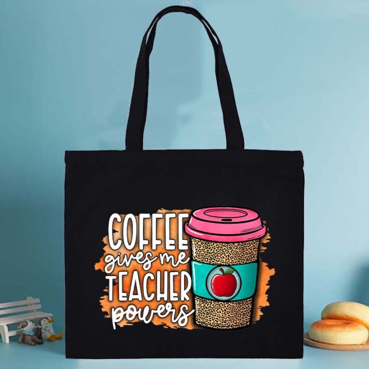 【Good-Love Store】（NEW）Teacher Tote Bag Canvas Shopping