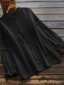 Elegant Ruffle Shirts ZANZEA Women Blouse Autumn Long Sleeve Blusas Casual Chemise Female Solid Loose Tops Oversize Tunic Mujer. 