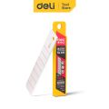 Deli E2011 Cutter Blade Big Size – 10 Pcs Heavy Duty Replacement Blades for Office & Utility Use. 