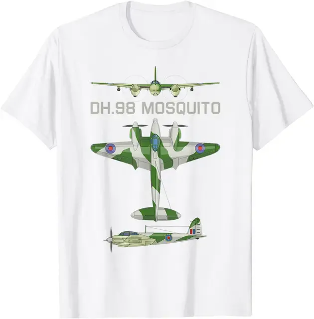 Mosquito%20British%20WW2%20Fast%20Fighter%20Bomber%20Plane%20Diagram%20T-Shirt%20Short%20Sleeve%20Casual%20100%25%20Cotton%20O-Neck%20Summer%20Men%20Tees%20-%20Image%207